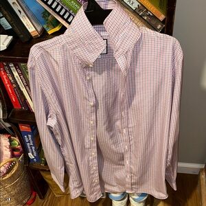 Charles Tyrwhitt Pink and Blue Checkered Shirt